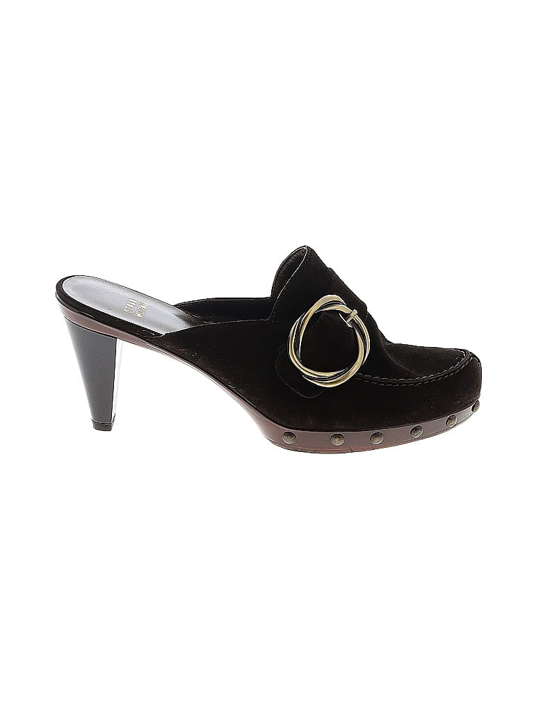 Stuart Weitzman Solid Brown Mule/Clog Size 9 1/2 - photo 1