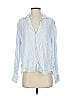 Frank & Eileen 100% Modal Blue Long Sleeve Blouse Size S - photo 1
