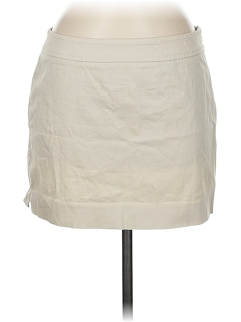 Pre-owned Express Casual Skirt In White
