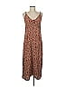 Roxy Animal Print Brown Casual Dress Size M - photo 1