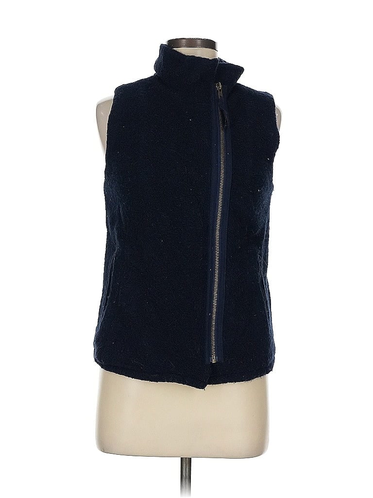 Pre-owned J.crew Factory Store Vest In Blue