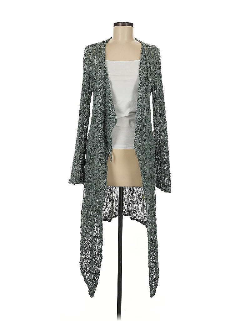 Gaya 100% Acrylic Gray Green Cardigan Size M - photo 1