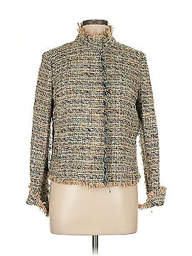 S'edge 100% Polyester Tweed Pink Blazer Size S