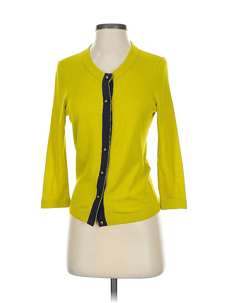 Kate Spade New York Yellow Silk Cardigan Size S - photo 1
