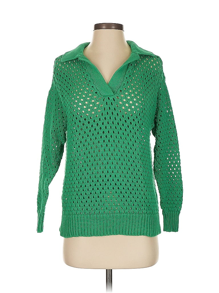 Pre-owned Aerie Pullover Sweater In Green