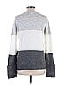 Mystree 100% Spandex Color Block Gray Pullover Sweater Size L - photo 2