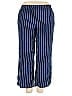 Ann Taylor Factory 100% Viscose Stripes Blue Casual Pants Size XL - photo 1