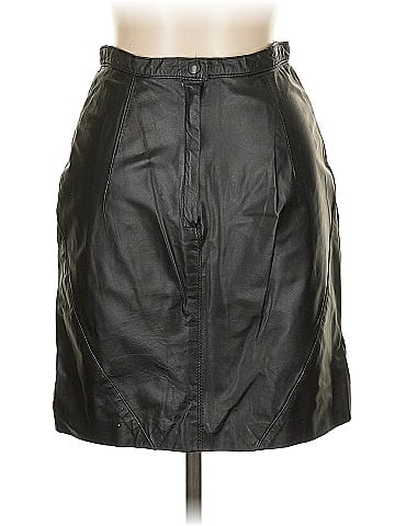 Comint Faux Leather Skirt (view 2)