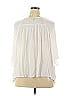 Ellos 100% Rayon Ivory White 3/4 Sleeve Blouse Size 26 - photo 2