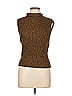 Ganni Brown Gold Turtleneck Sweater Size L - photo 1