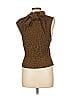Ganni Brown Gold Turtleneck Sweater Size L - photo 2