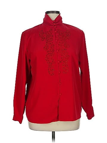 Christie & Jill Long Sleeve Blouse (view 1)