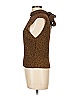 Ganni Brown Gold Turtleneck Sweater Size L - photo 5