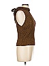 Ganni Brown Gold Turtleneck Sweater Size L - photo 4
