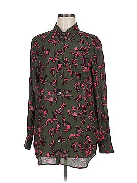 Banana Republic Long Sleeve Silk Top