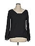 A.Z.I Jeans 100% Polyester Black Long Sleeve Blouse Size XL - photo 1