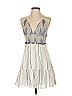 Saylor 100% Cotton Stripes Ivory Casual Dress Size XS - photo 1