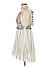 Saylor 100% Cotton Stripes Ivory Casual Dress Size XS - photo 5