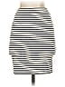 Miss Selfridge Stripes Ivory Casual Skirt Size 4 - photo 2