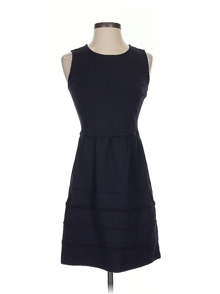 Pre-owned J.crew Factory Store Casual Dress In Blue
