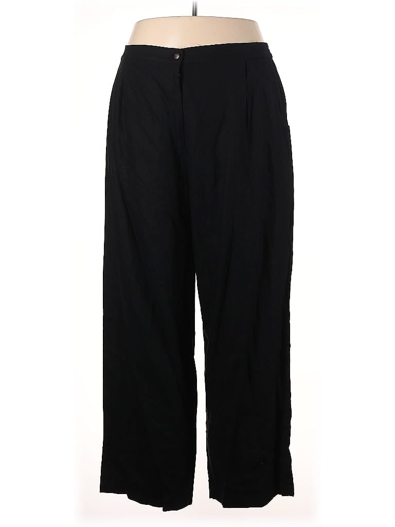 Click to view more detailed imagery on our partner's website Pre-owned Rabbit Rabbit Rabbit Designs Linen Pants In Black