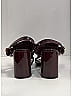 Prada 100% Leather Burgundy Heels Size EU 38 - photo 5