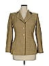 Armani Collezioni Tan Silk Blazer Size 14 - photo 1