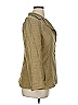 Armani Collezioni Tan Silk Blazer Size 14 - photo 3