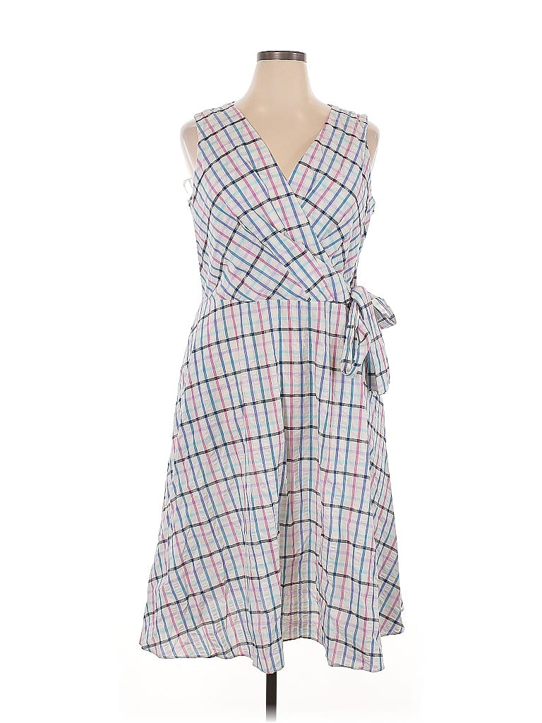 Robe Bébé Ralph Lauren Chaps à Motif Plaids Rouge Et Ivoire - Taille 24 Mois, Occasion Très Bon état