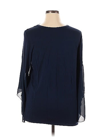 Pebble and Stone 3/4 Sleeve Top (view 2)