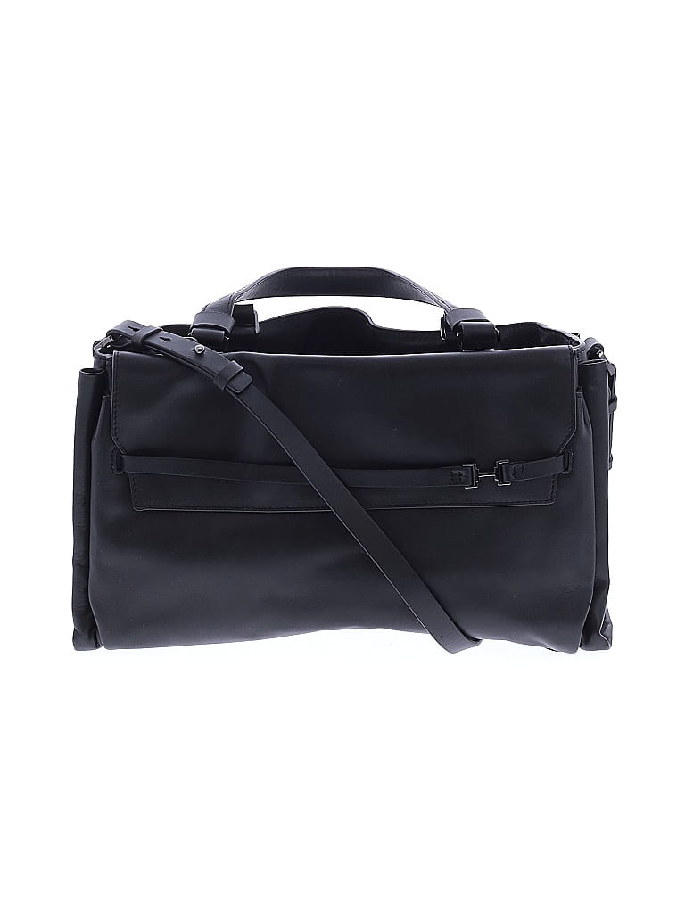 Halston Heritage Solid Black Satchel One size - photo 1