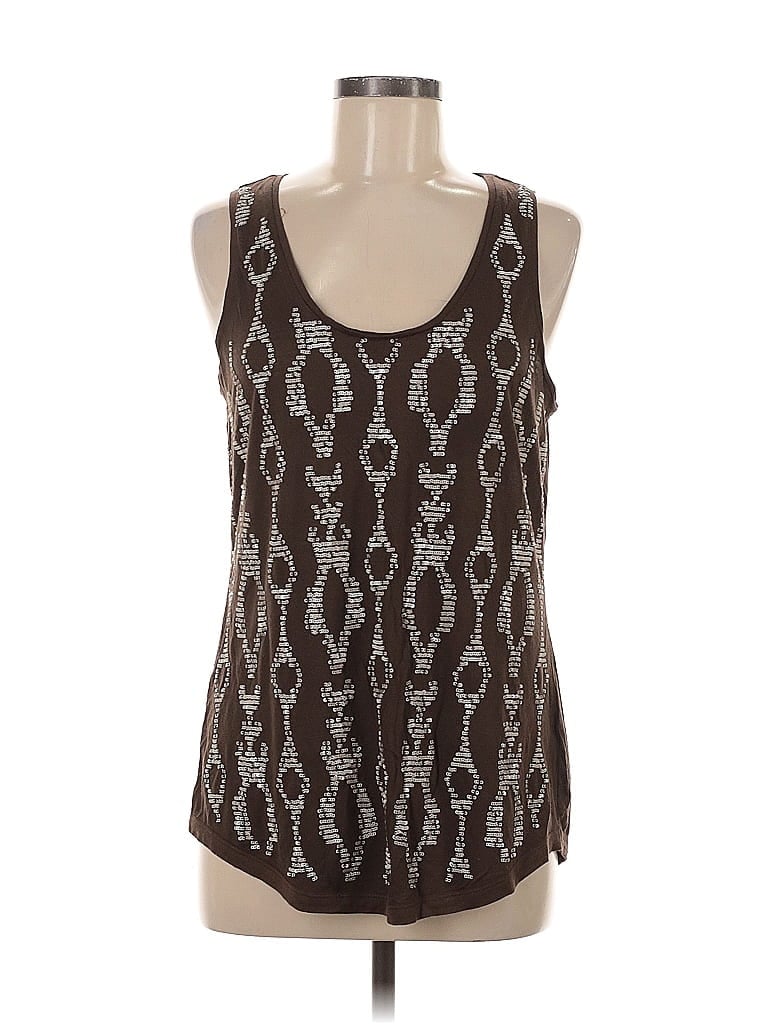 Click to view more detailed imagery on our partner's website Pre-owned Banana Republic Heritage Collection Sleeveless Blouse In Brown