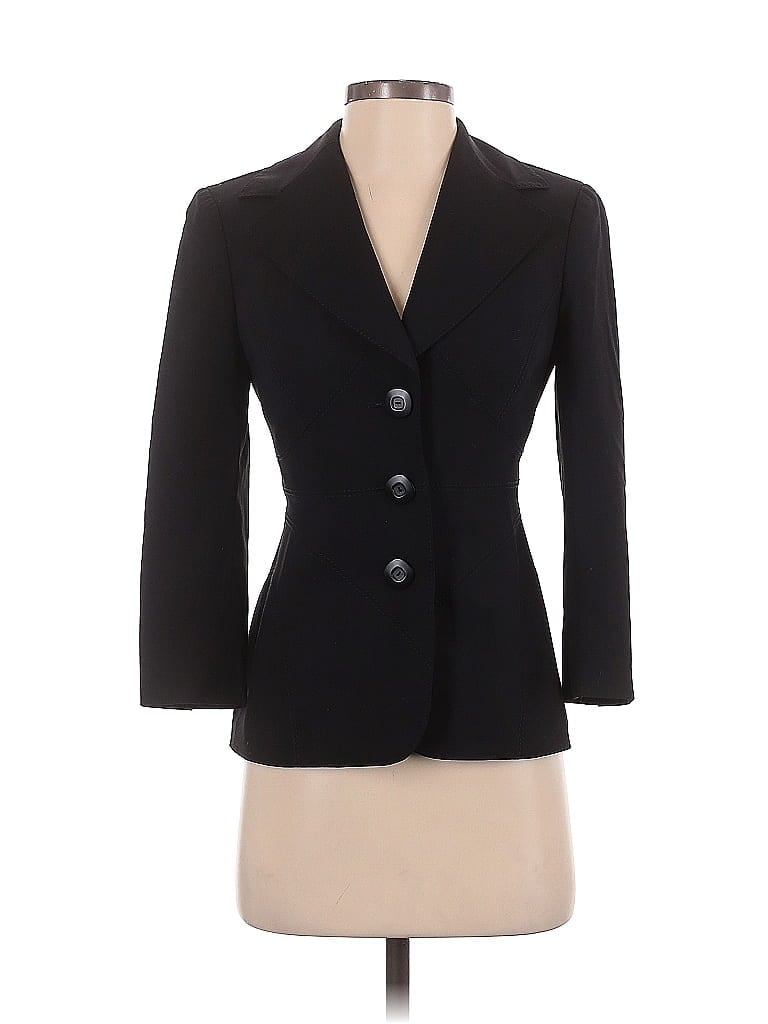 CLASSIQUES ENTIER Pre-owned Wool Blazer Jacket In Black