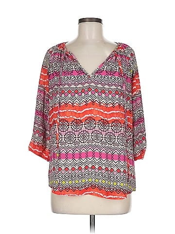 Blue Rain 3/4 Sleeve Blouse (view 1)
