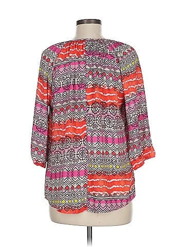 Blue Rain 3/4 Sleeve Blouse (view 2)