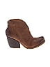 Korks 100% Leather Brown Ankle Boots Size 8 - photo 1