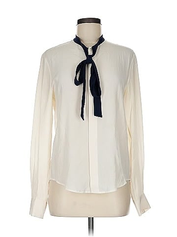 Joseph Long Sleeve Silk Top (view 1)