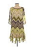 Hale Bob Chevron-herringbone Green Casual Dress Size M - photo 2