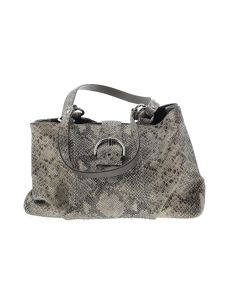 Coach Factory Animal Print Gray White Leather Shoulder Bag One size - photo 1