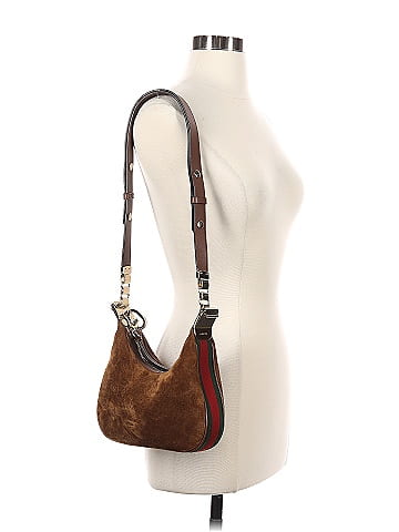 Gucci Attaché Suede Hobo Bag (view 2)