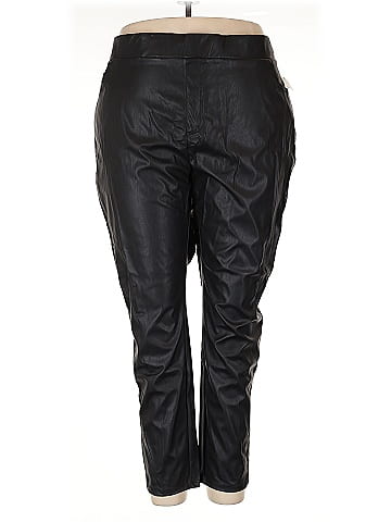 Terra & Sky Faux Leather Pants (view 1)