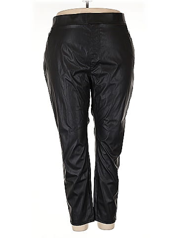 Terra & Sky Faux Leather Pants (view 1)