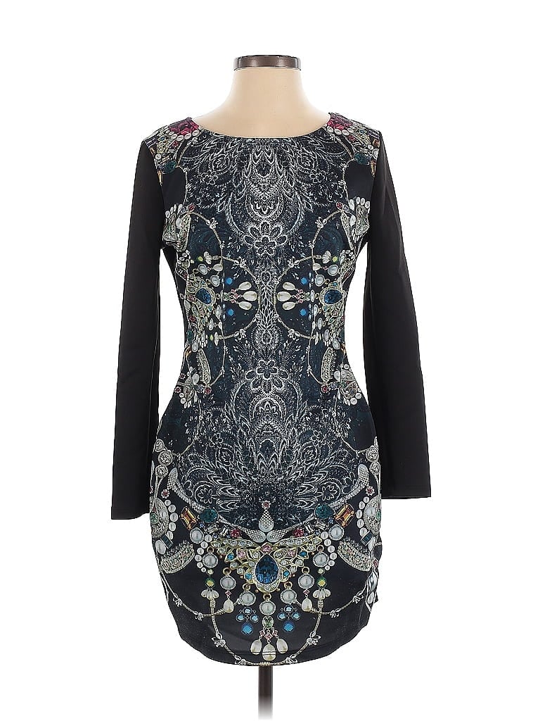 Pre-owned Romeo & Juliet Couture Cocktail Dress In Black