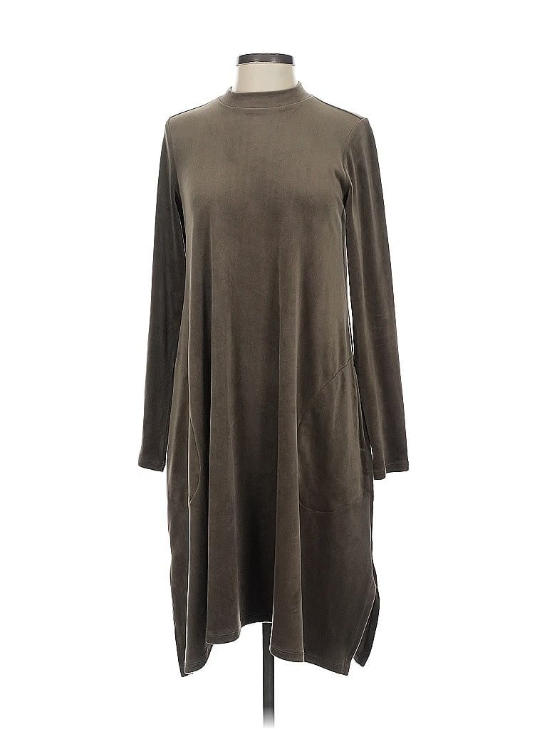 Pre-owned Purejill Casual Dress In Gray