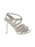 Glint Silver Gold Heels Size 8 - photo 1
