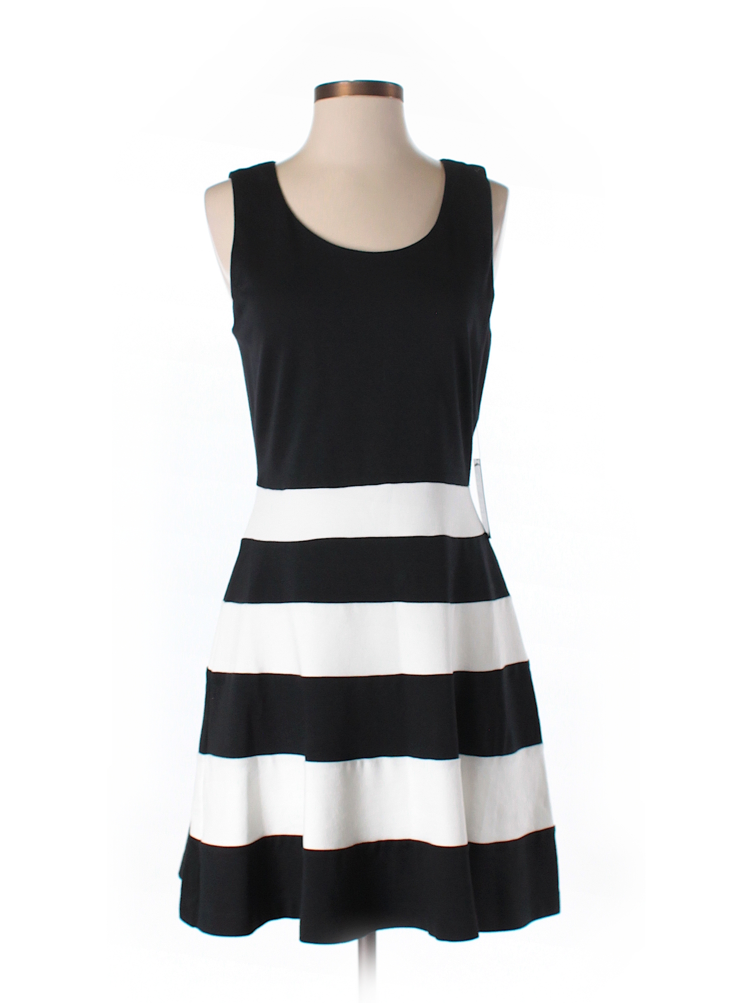 Express Stripes Black Casual Dress Size M - 70% off | thredUP