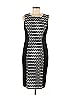 Evan Picone Graphic Black Cocktail Dress Size 8 - photo 1