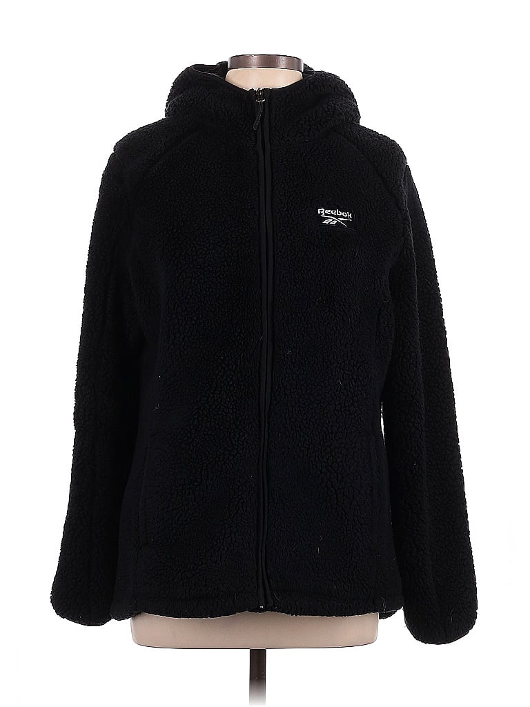 Reebok 100% Polyester Black Fleece Size L - photo 1