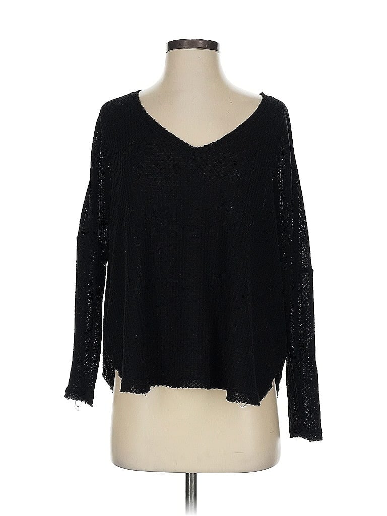 Pre-owned Out From Under Pullover Sweater In Black