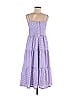 Solid & Striped 100% Polyester Stars Purple Casual Dress Size M - photo 1